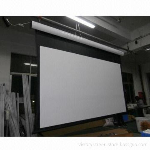 180-inch 16:9 Tab-tensioned Screen with AoK Tubular Motor